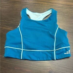 Girls teal and aqua sports bra size large